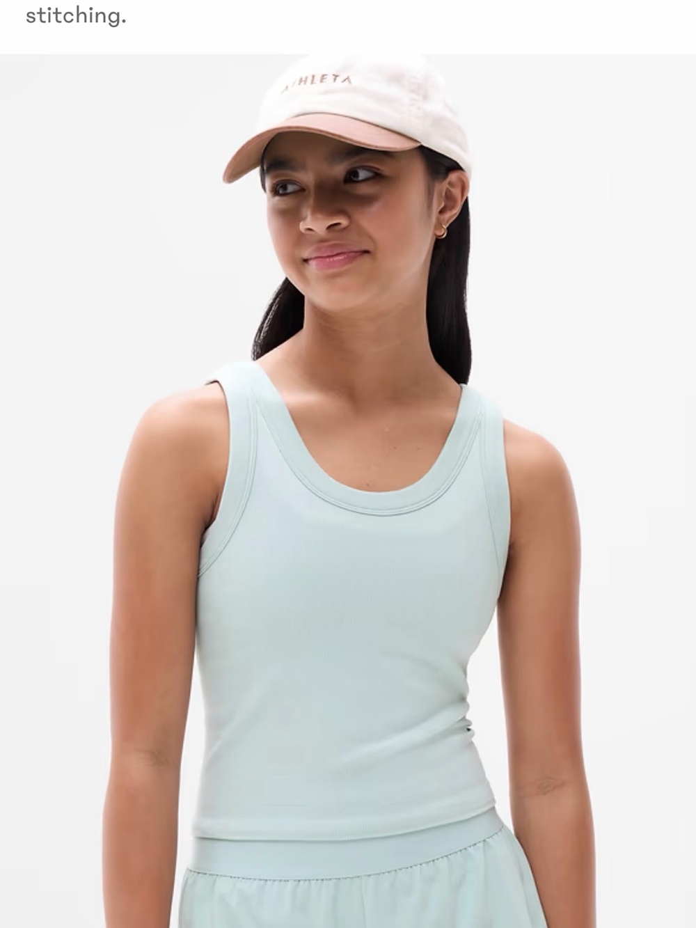 NWOT Athleta Girl rise above ribbed Tank Top